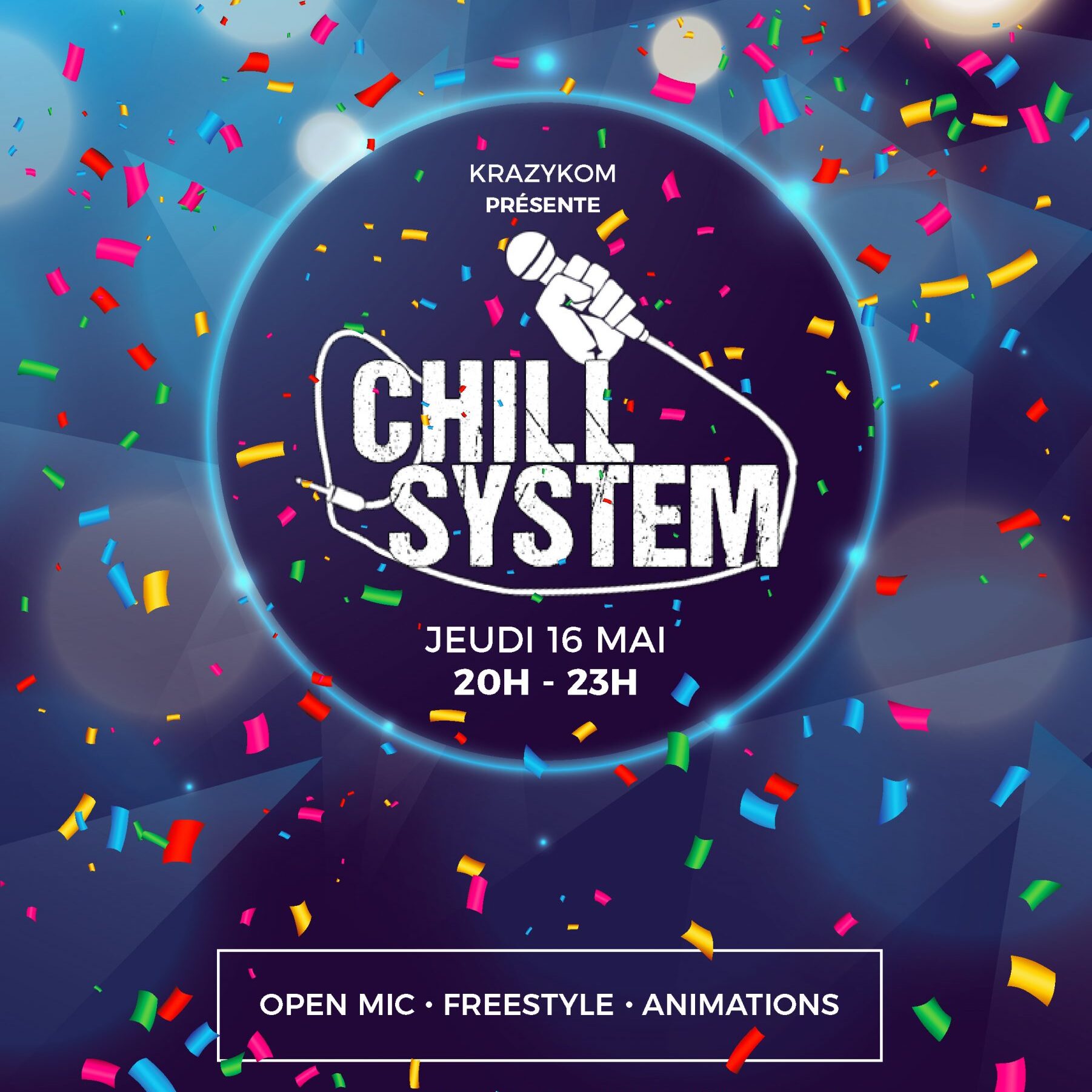 Flyer Chill System - Anniversaire