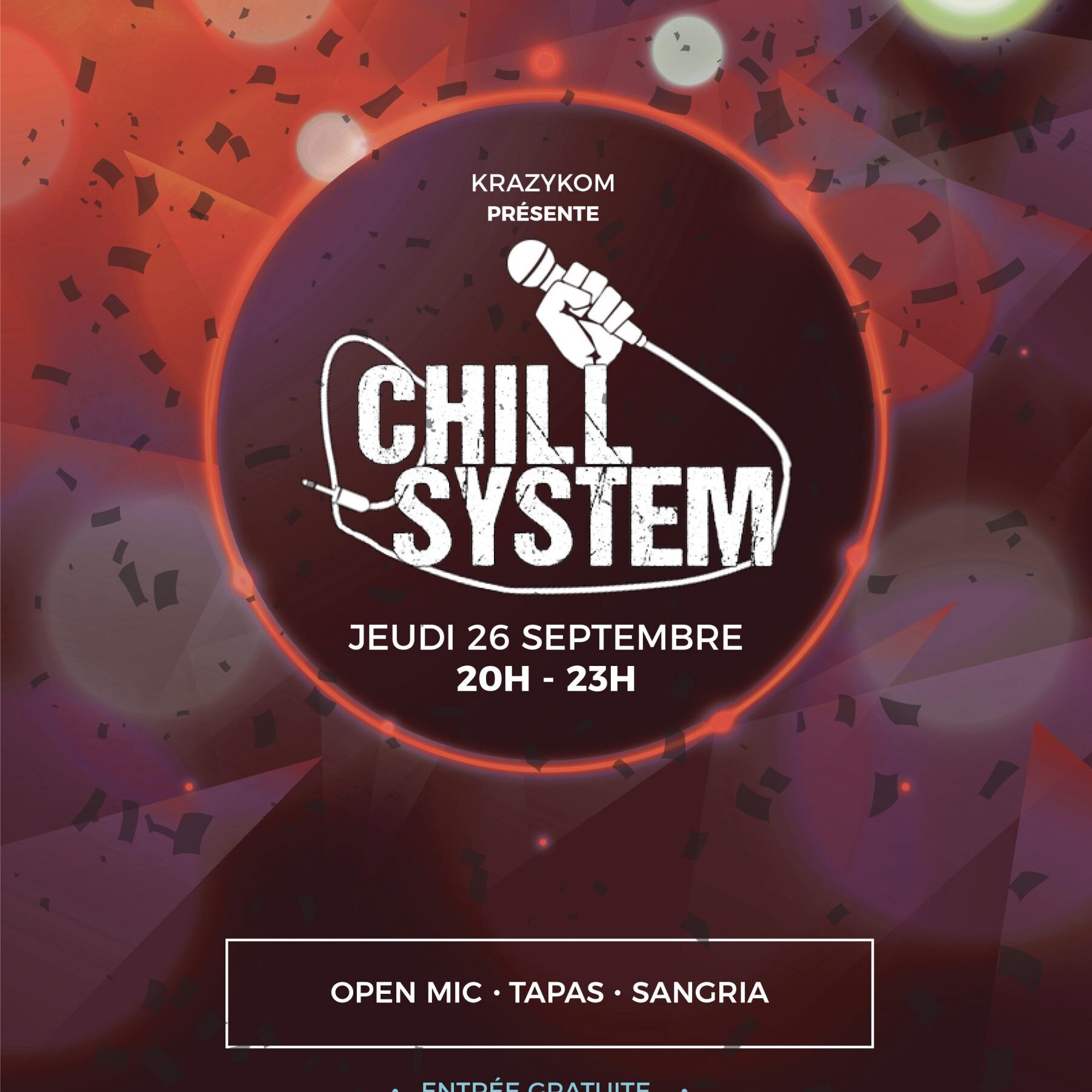 Flyer Chill System - Latino